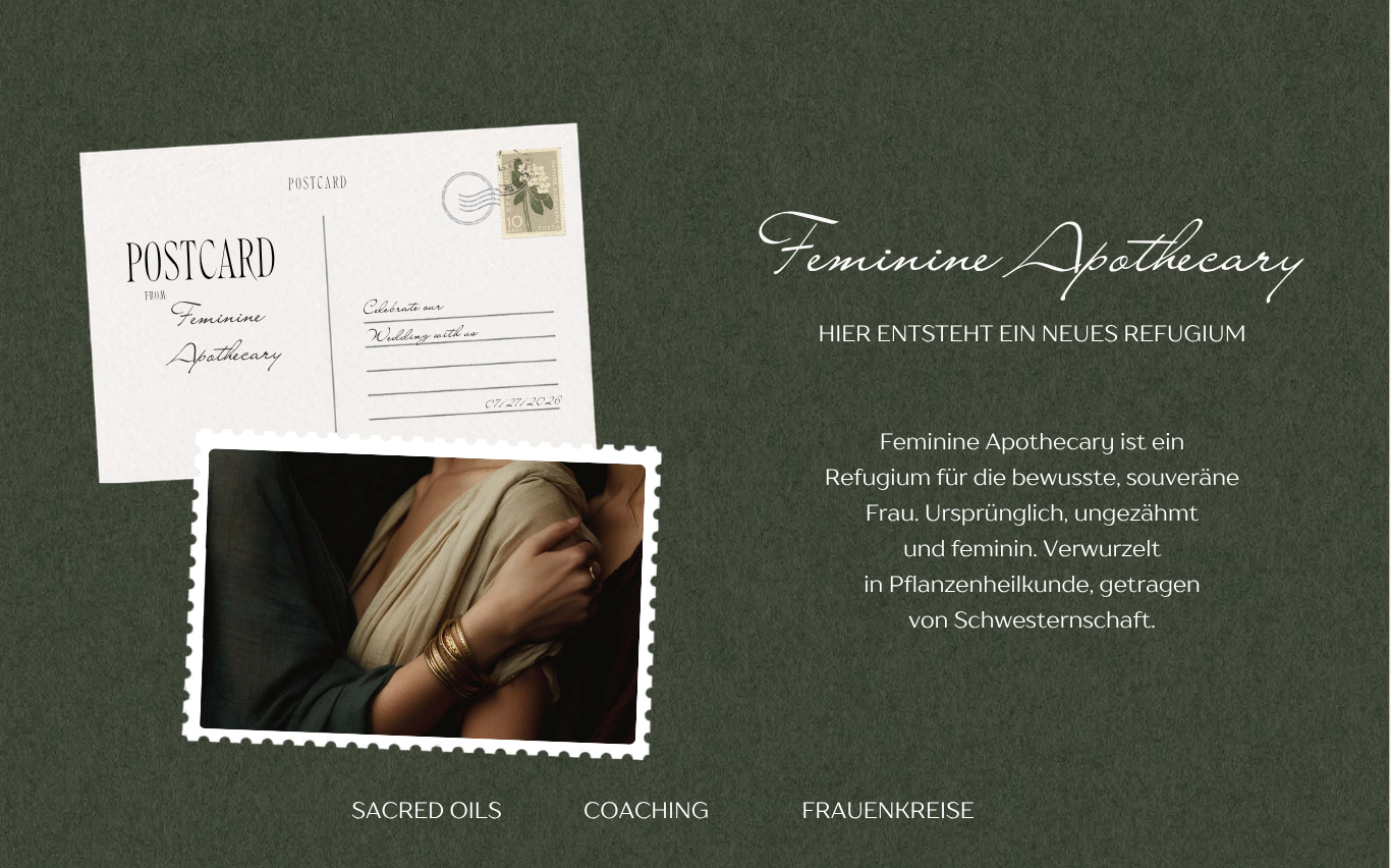 Frauengesundheit, Feminine Way Coaching, Feminine Apothecary, Coaching für Frauen, Weiblichkeit leben, Live like a woman